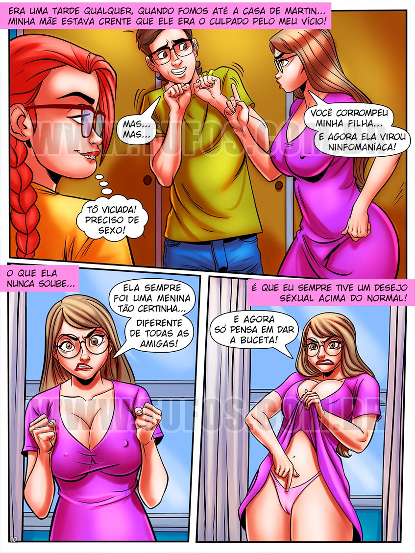 A Nerd Ninfomaníaca - Uma nerd cheia de tesão - 02